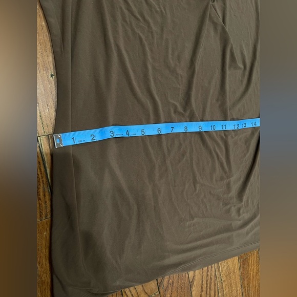 Dressbarn Brown Cowl Neck Tank Top - Picture 6 of 7